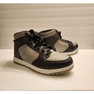 FUBU Heritage Basketball High Top Sneaker Men 10 Black Grey Gray Sintetico Retro